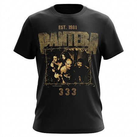 Camiseta Pantera - Band Photo