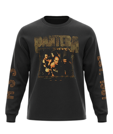 Camiseta Manga Longa Pantera Band Photo