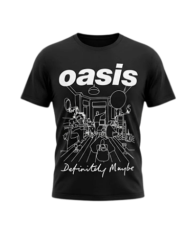 Camiseta Oasis Definitely Maybe