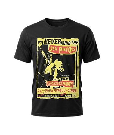 Camiseta Sex Pistols Never Mind