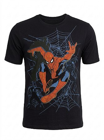 Camiseta Marvel Homem Aranha: Um Novo Dia Villains Shadow