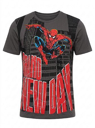 Camiseta Marvel Homem Aranha: Um Novo Dia City