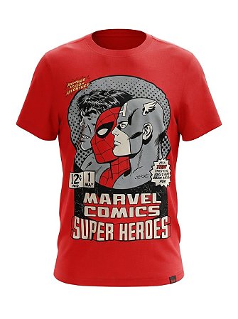 Camiseta Marvel - Comics Super Heroes