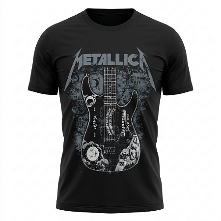 Camiseta Metallica Guitarra Kirk Hammett Oficial