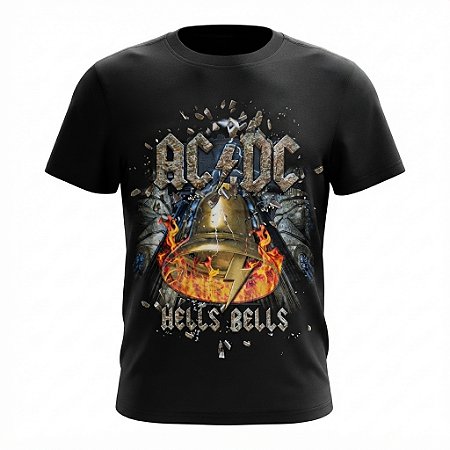 Camiseta Infantil AC/DC Hells Bells Oficial