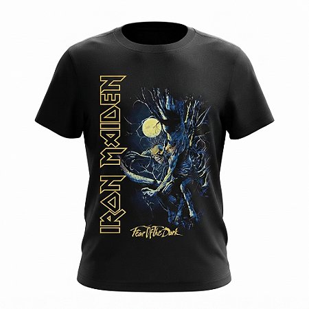 Camiseta Infantil Iron Maiden Fear of the Dark Oficial