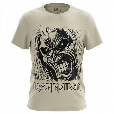 Camiseta Iron Maiden - Eddie Killers Bege