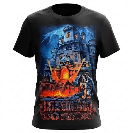 Camiseta Caveira - Castelo