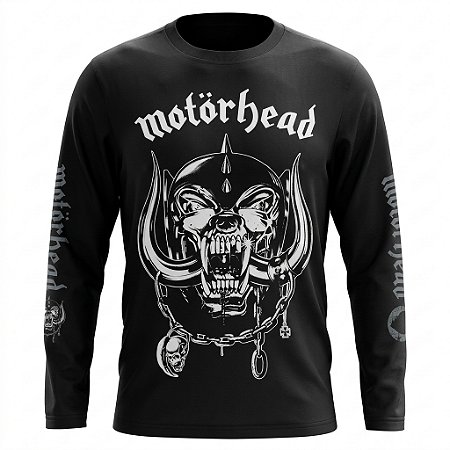 Camiseta Infantil Manga Longa Motorhead - Born To Lose
