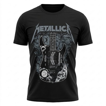 Camiseta Metallica - Guitarra Kirk Hammett