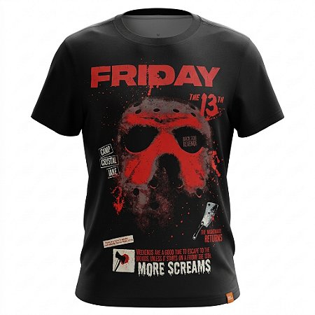 Camiseta Sexta-Feira 13 - Poster