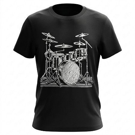 Camiseta Instrumentos - Bateria - RockLand