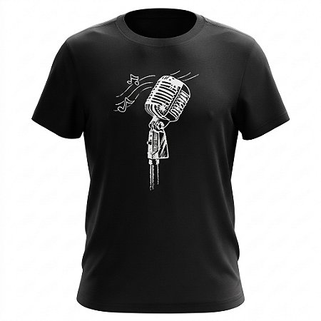 Camiseta Instrumentos - Microfone