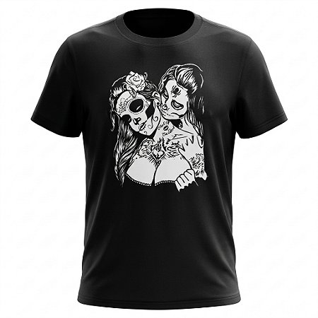 Camiseta Skull - Catrina Mexicana - Day Of Dead Girls