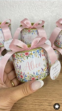 Tubo latas 5x6 personalizadas / PACOTE COM 10