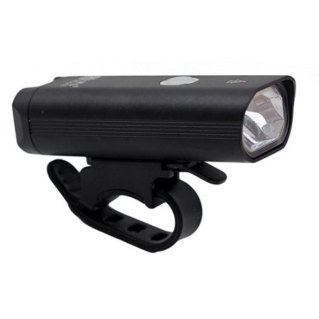 Lanterna Farol Dianteiro para Bicicleta JWS WS-218 Super Led 400 Lúmens  Preto Recarregavél - XCO Bikes