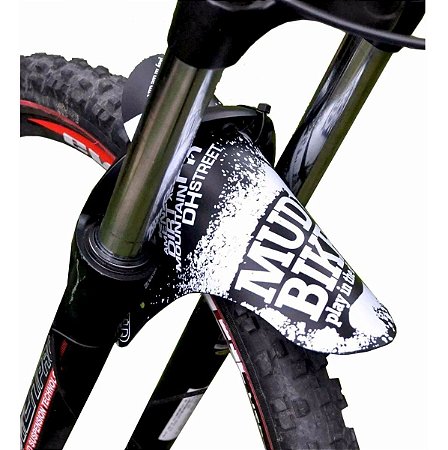 Paralama Bicicleta Dianteiro Mud Bike MTB Enduro DH em Plástico - Várias Cores