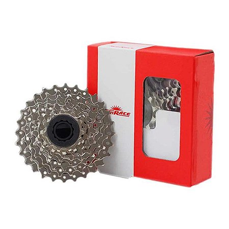 Cassete Bicicleta Speed Sunrace R86 11-28 dentes 8 Velocidades Padrão Shimano