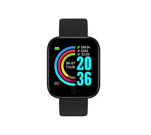 Smartwatch Modelo T80 Fitness Relógio Inteligente Monitora o Sono