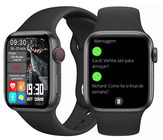 Smartwatch Modelo Hw12 Fitness Relógio Inteligente Monitora o Sono
