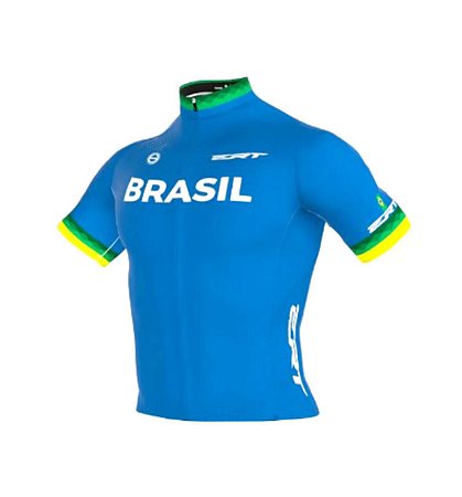 Camisa Ert New Elite Brasil Azul Xtreme Dry Uv 50 Modelagem Race