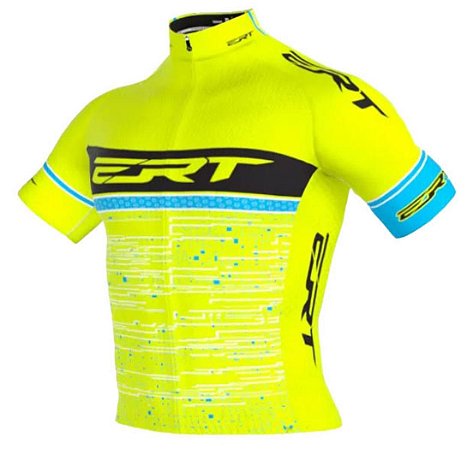 Camisa Ert New Elite Cycling Team Azul Xtreme Dry Uv 50 Modelagem Race