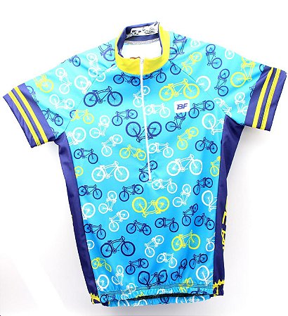 Camisa de Ciclismo Befast Com 3 Bolsos Atrás FPS50 Zíper com Abertura Total