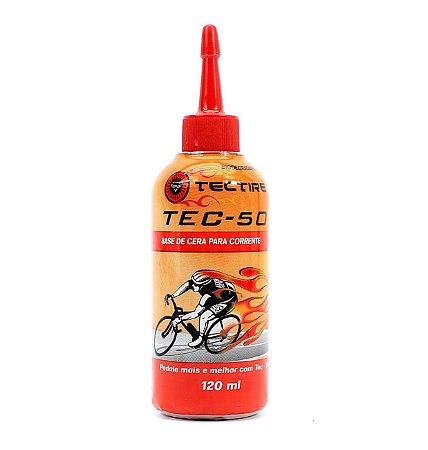 Óleo Lubrificante Tectire Tec50 Cera 120ml para Lubrificação de Correntes Bicicleta