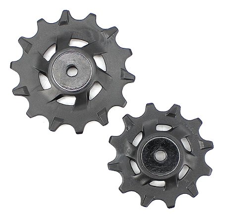 Par de Roldanas Para Câmbios Sram Xx1 X01 Gx Nx SX Eagle 12v 1x12 com Rolamento 14/12 dentes