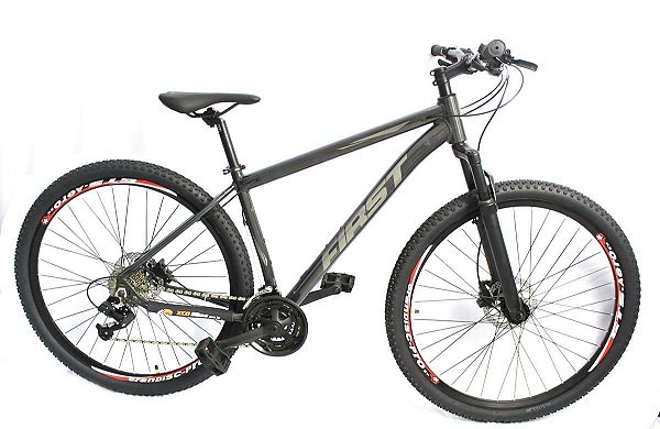 Bicicleta Aro 29 MTB Grupo 24 Marchas Freio a Disco Hidráulico