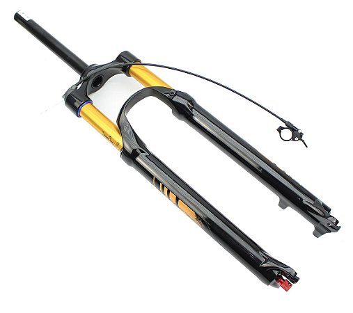 Suspensão Bicicleta Aro 29 Rad7 100mm Alumínio Ar e Óleo Trava no Guidão 9mm