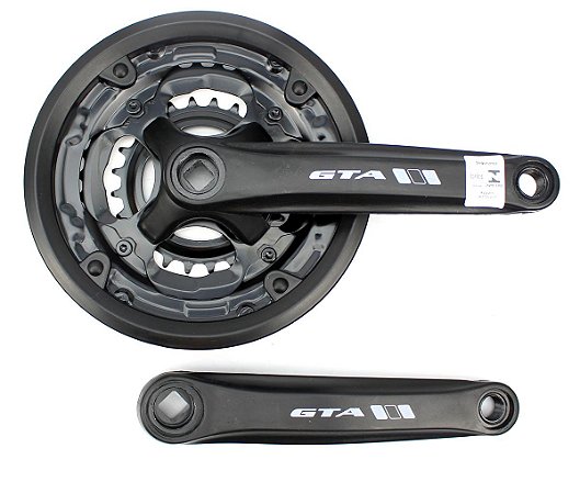 Pedivela Triplo MTB GTA 24/34/42d Braço Em Aço 170mm Ponta Quadrada