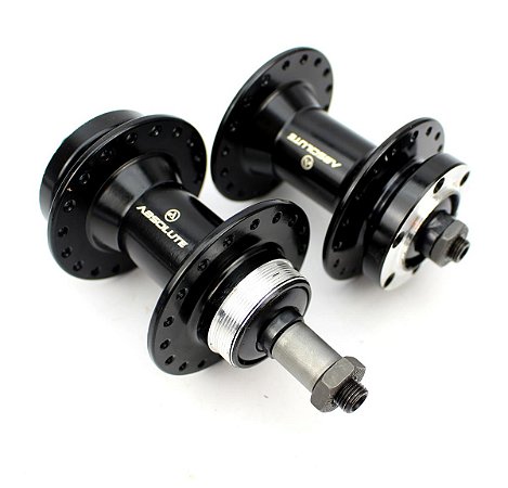 Par de Cubos Bicicleta Absolute 36F Roda Livre Esfera Disco Parafusado Blocagem