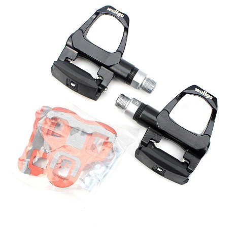 Pedal de Encaixe Clip Bicicleta Wellgo R96B Alumínio Com Taquinho