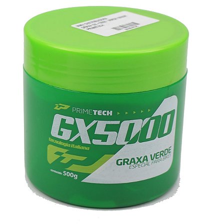 Graxa Verde Bicicleta Primetech GX5000 a Base Sabão Lítio 500g