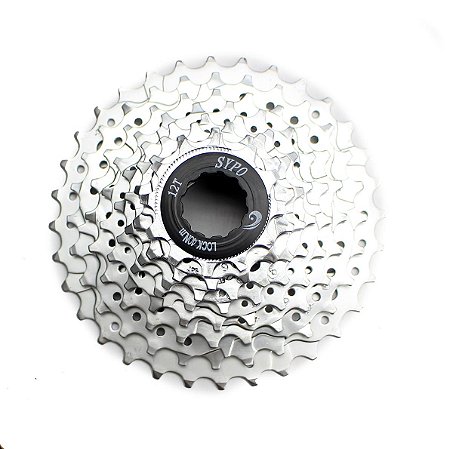 Cassete Bicicleta SYPO Padrão Shimano HG 8v 11-32 Dentes Cromado