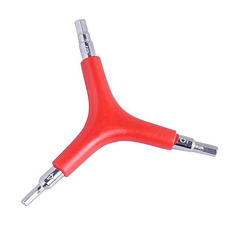 Chave Allen em Y com 3 Ponteiras 4 5 6mm