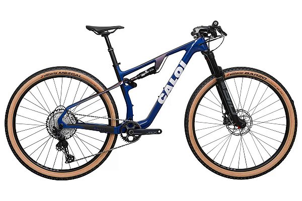 Bicicleta Caloi Carbon FS Sport 2025 Full Grupo Shimano SLX 12v