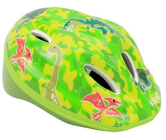 Capacete Bicicleta Infantil Absolute Verde Para Meninos 3 à 6 anos 48-52cm