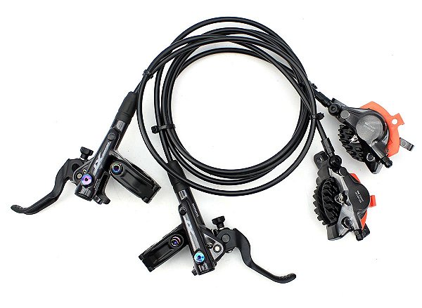 Freio à Disco Hidraulicos Shimano Deore XT M8100 Pastilhas Icetech - USADO