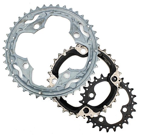 Coroas Tripla Shimano 42 32 24 Pedivela BCD 104 - USADO