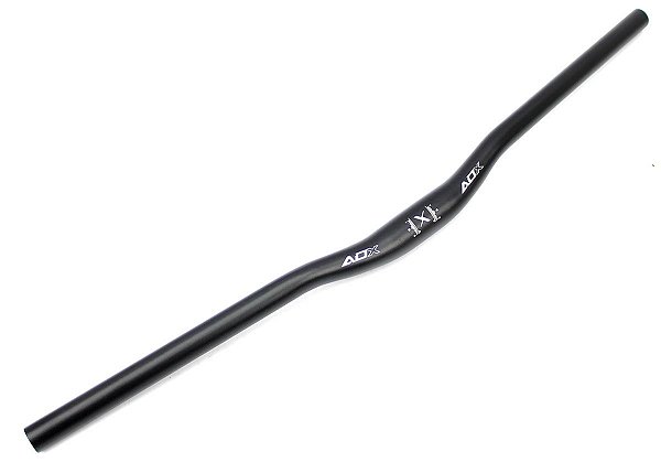 Guidão Bicicleta MTB ADX 700 x 31.8mm Curvo em Alumínio Preto