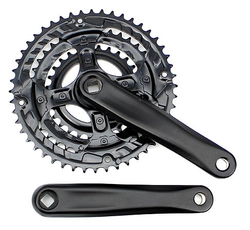 Pedivela Triplo Bicicleta Aço 28/38/48 Braço de 170mm