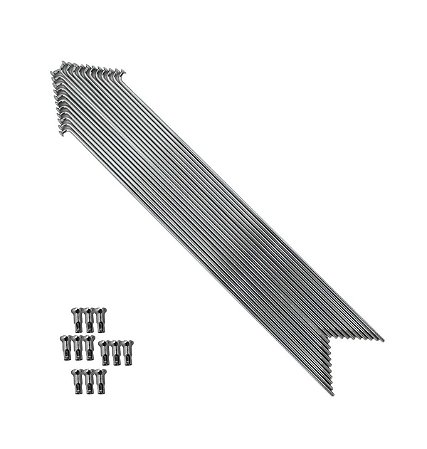 Conjunto 72 Raios Aço Para Bicicletas 255mm aro 26 Vmaxx Zincado