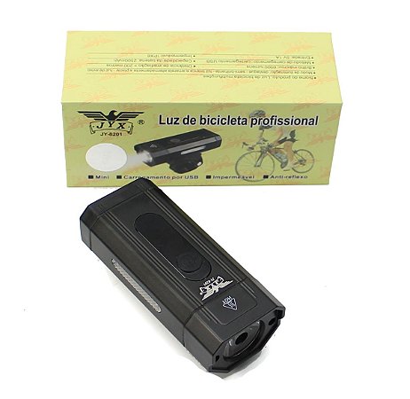 Lanterna Farol Dianteiro Bicicleta JWS WS-8201 Super Led 600 Lumens Recarregável