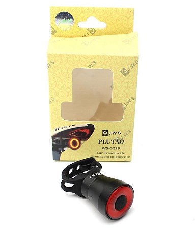 Sinalizador Traseiro JWS WS-5229 Super Forte Vermelho 50 Lumens