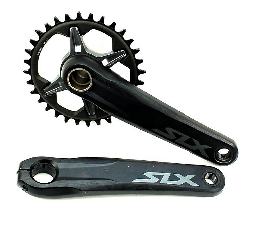 Pedivela Bicicleta Shimano SLX M7100 Com Coroa Única 32d 175mm