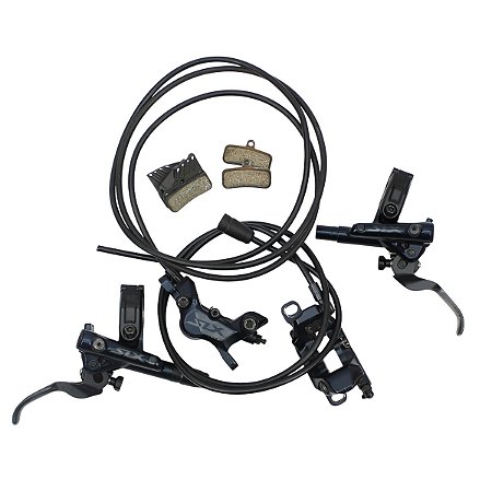 Par de Freios à Disco Shimano SLX Hidráulico M7120 4 Pistoes - USADO