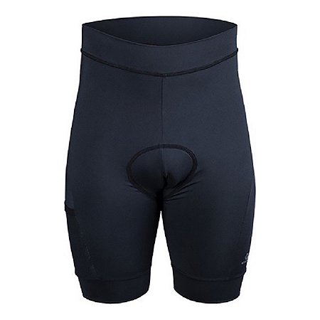 Bermuda De Ciclismo ASW Masculina Essentials Preto com Forro