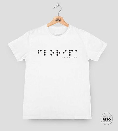 Camiseta Braille - Floripa